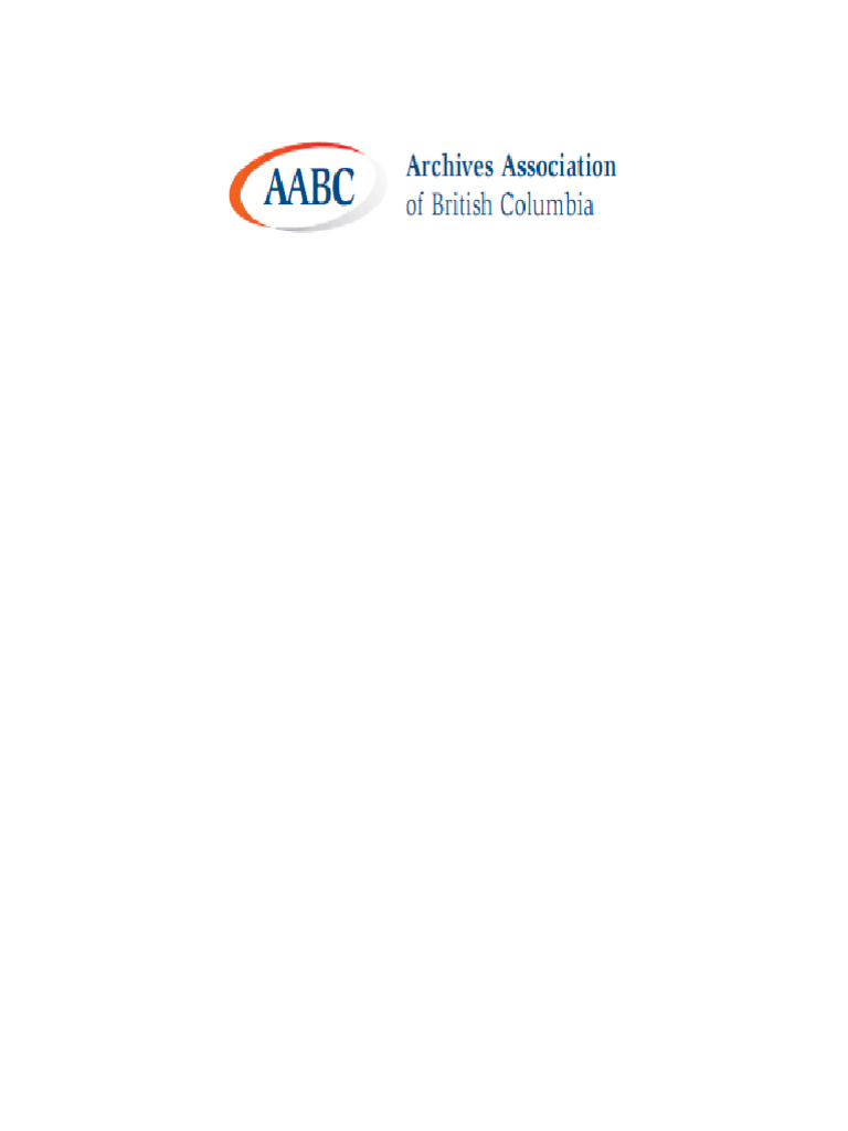Manual for Small Archives | PDF | Archive | Archivist