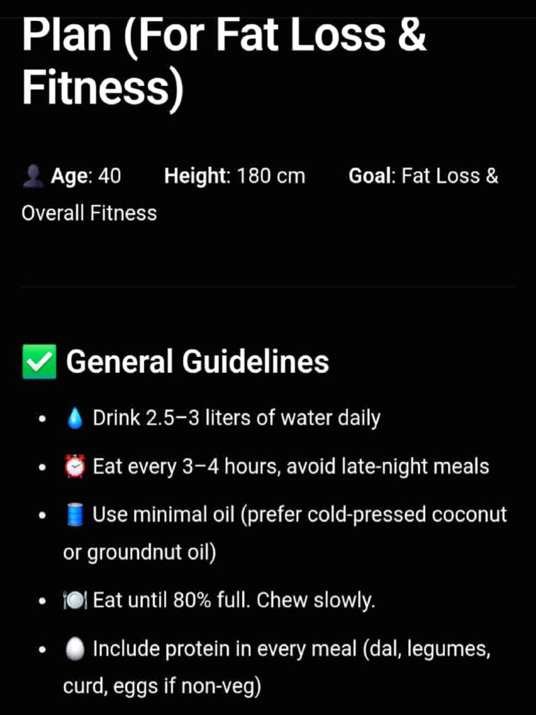 Gallery Detail: Fat Loss Meal Plan For 40 Year Olds