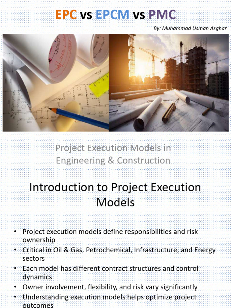 EPC, EPCM, and PMC Models Explained | PDF | Corrosion | Governance