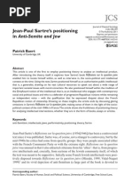 Patrick Baert - Jean-Paul Sartre’s positioning in Anti-Semite and Jew