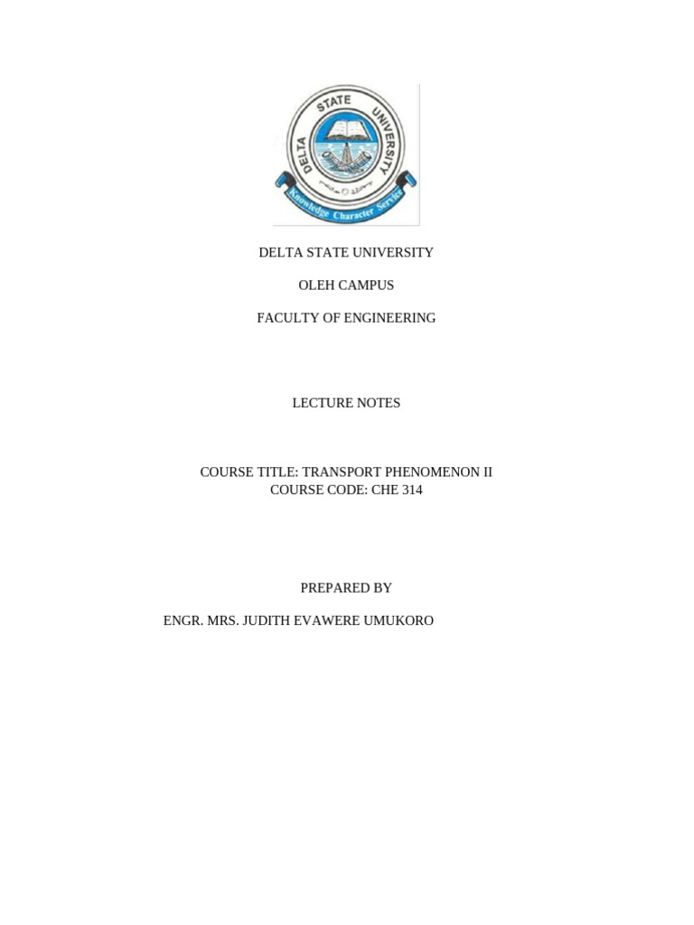 ChE 314 Lecture Note 1 - 100406 | PDF | Heat Transfer | Electromagnetic ...