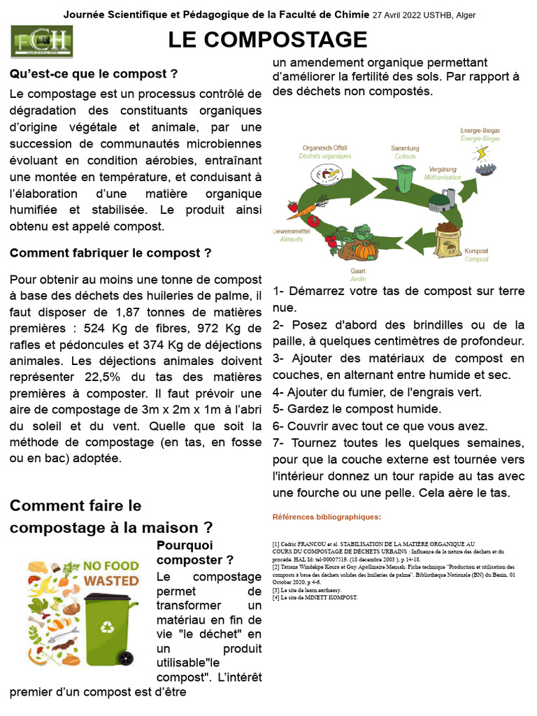 Guide Pratique du Compostage | PDF | Compost | Fumier