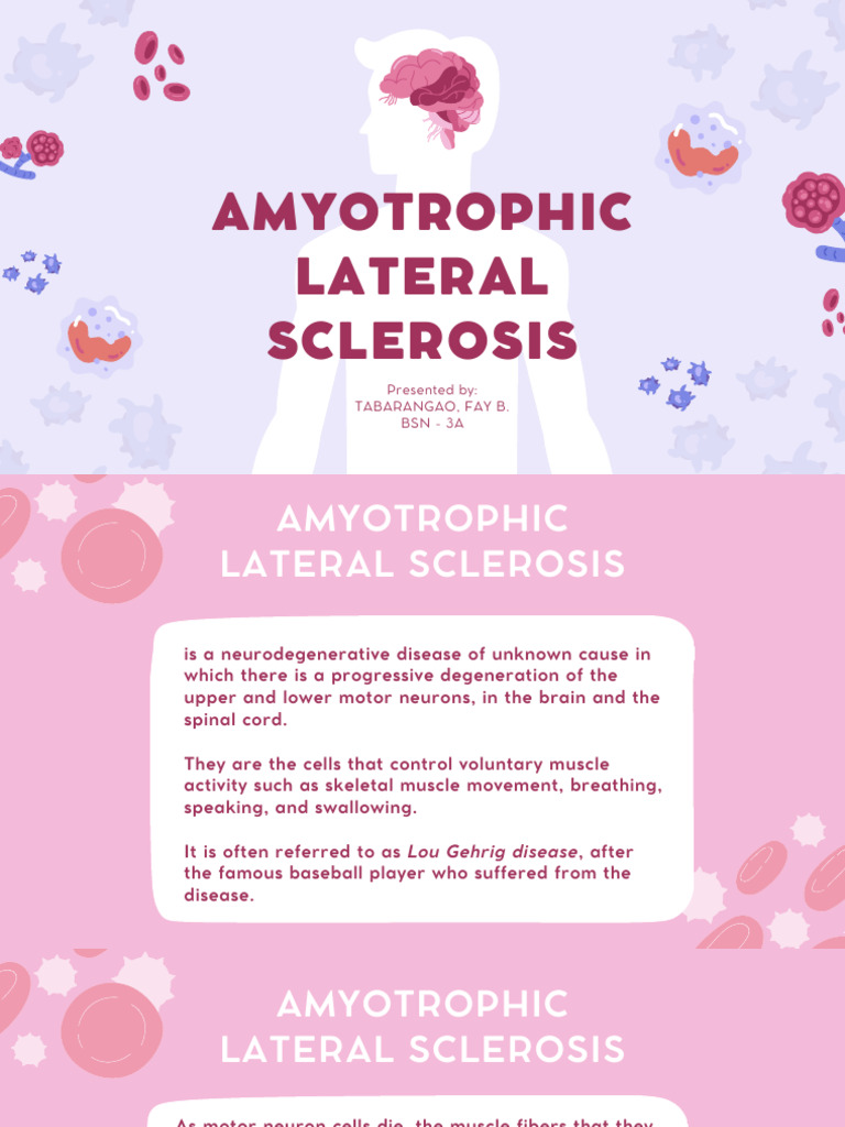 Amyotrophic Lateral Sclerosis PDF | PDF | Neurological Disorders ...