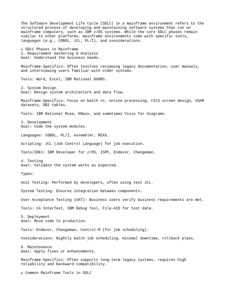 The Software Development Life Cycle | PDF | Software Development ...