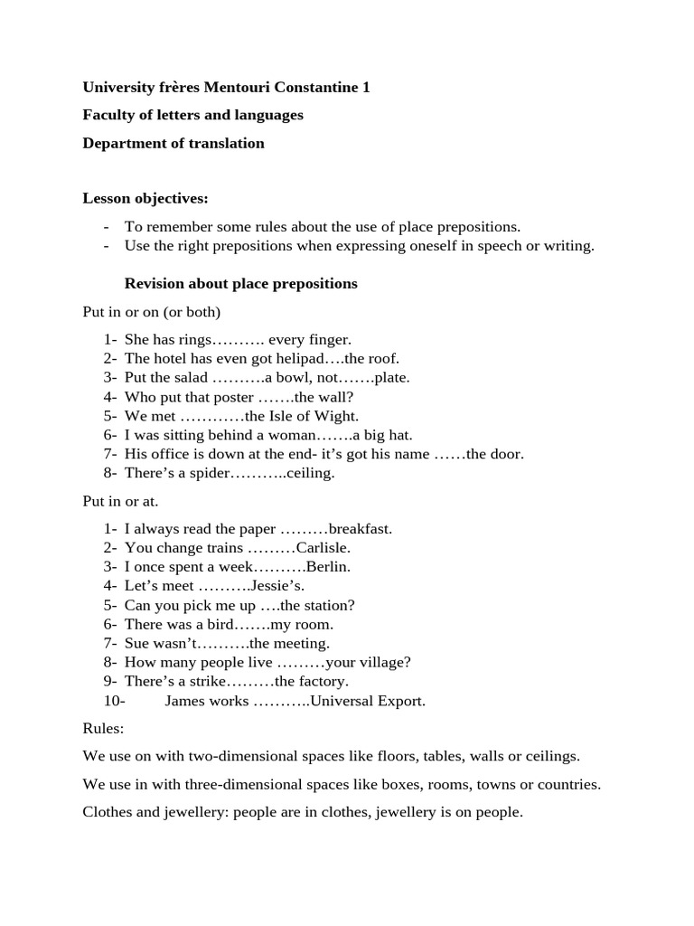 Lesson 4 | PDF
