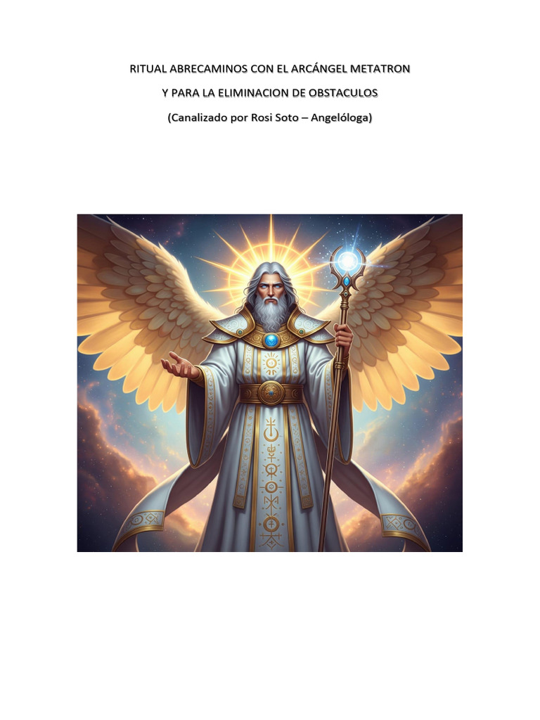 Ritual Abrecaminos con Metatrón | PDF