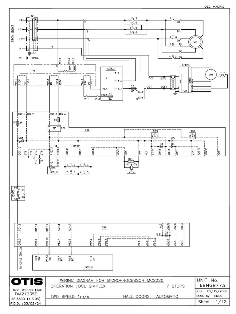 Schema MCS 220 2vitesse | PDF