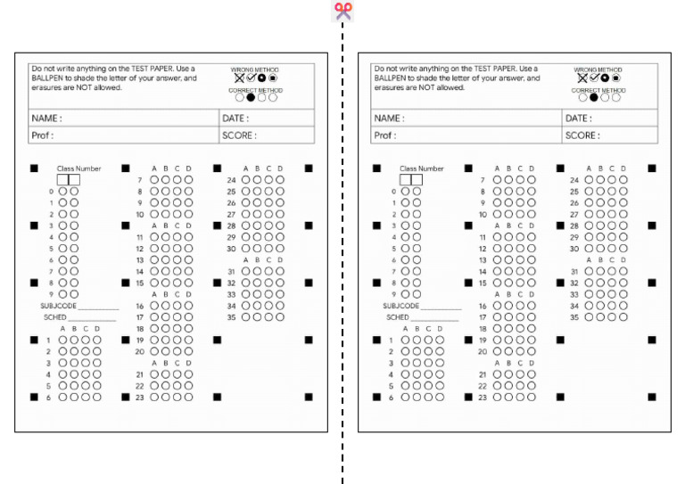 Answer Sheet Religion | PDF