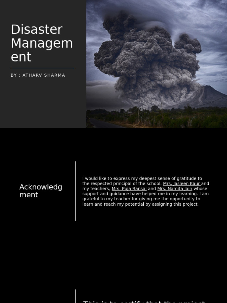 Disaster Management | PDF | Natural Disasters | Hazards