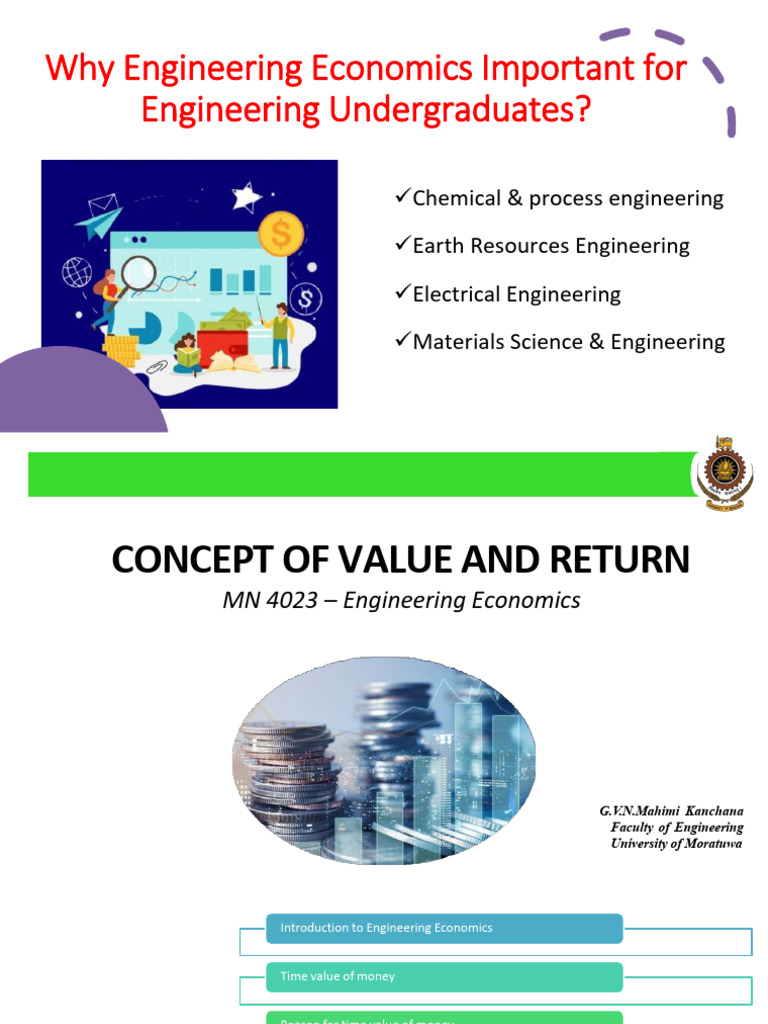 Importance of Engineering Economics | PDF | Present Value | Interest
