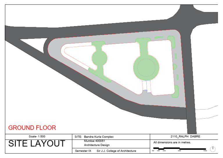 Bandra Kurla Complex Site Layout Design | PDF