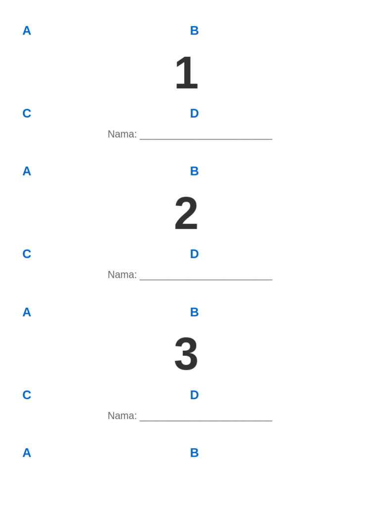 Kartu Plickers untuk Kelas | PDF