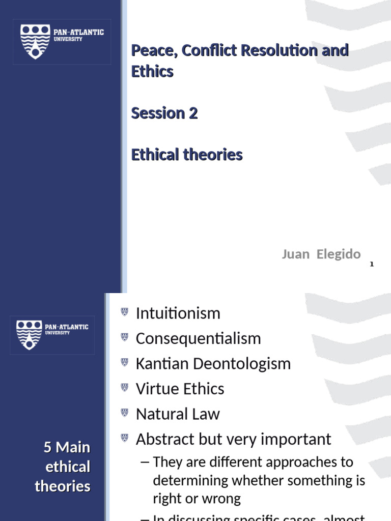 Session 2 - Ethical Theories | PDF | Natural Law