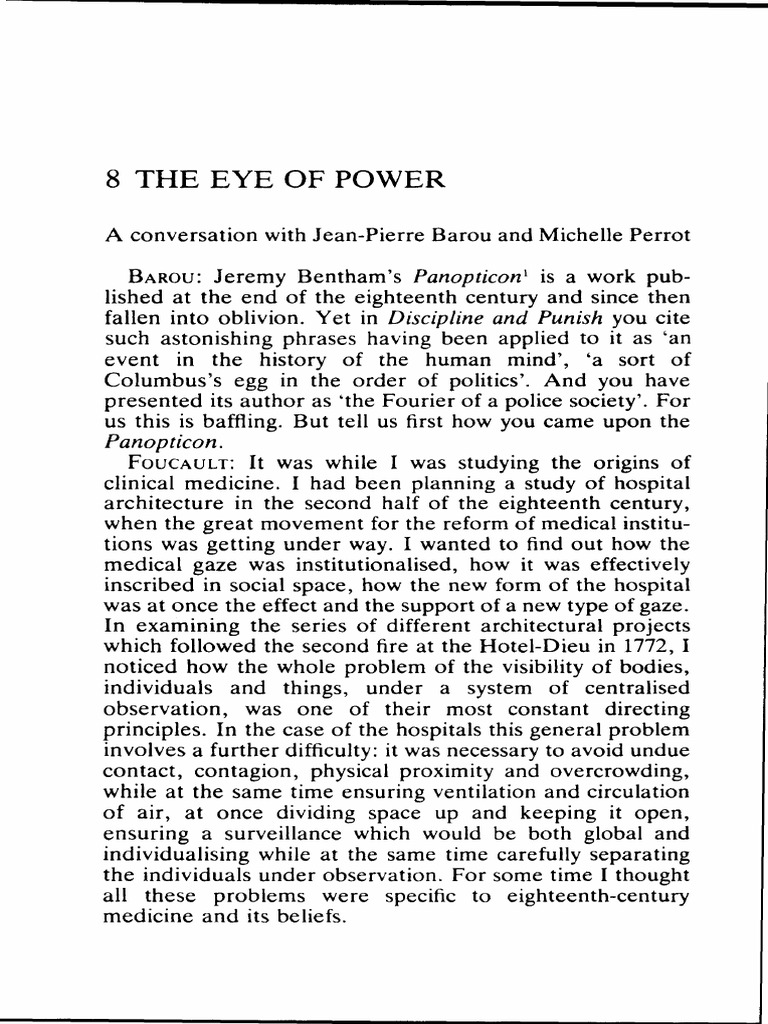 The Panopticon: Power and Architecture | PDF