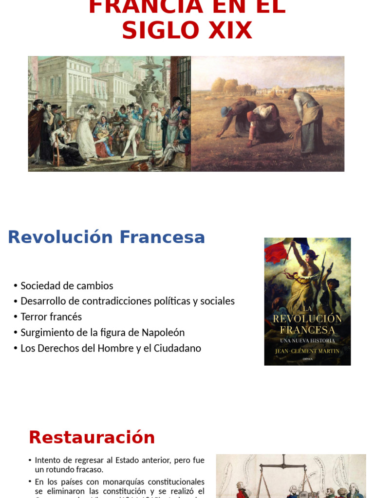 Francia en El Siglo Xix | PDF | Francia | revolución Francesa
