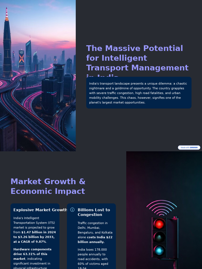 The Massive Potential for Intelligent Transport Management in India (1 ...