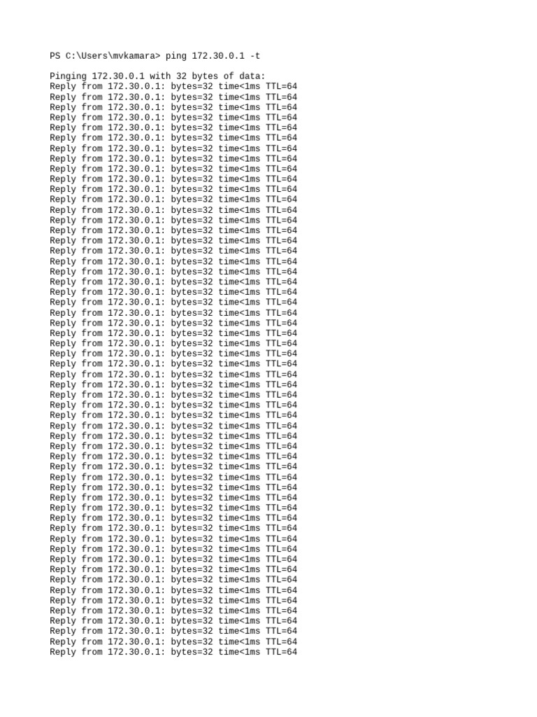 Firewall Test for 172.30.0.1 | PDF | Computer Networking | Computer Science