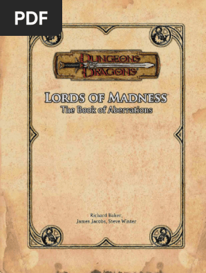 D&D 3.5版 英語版 Lords of Madness D&D Lords of Madness (3.5) v3 | PDF