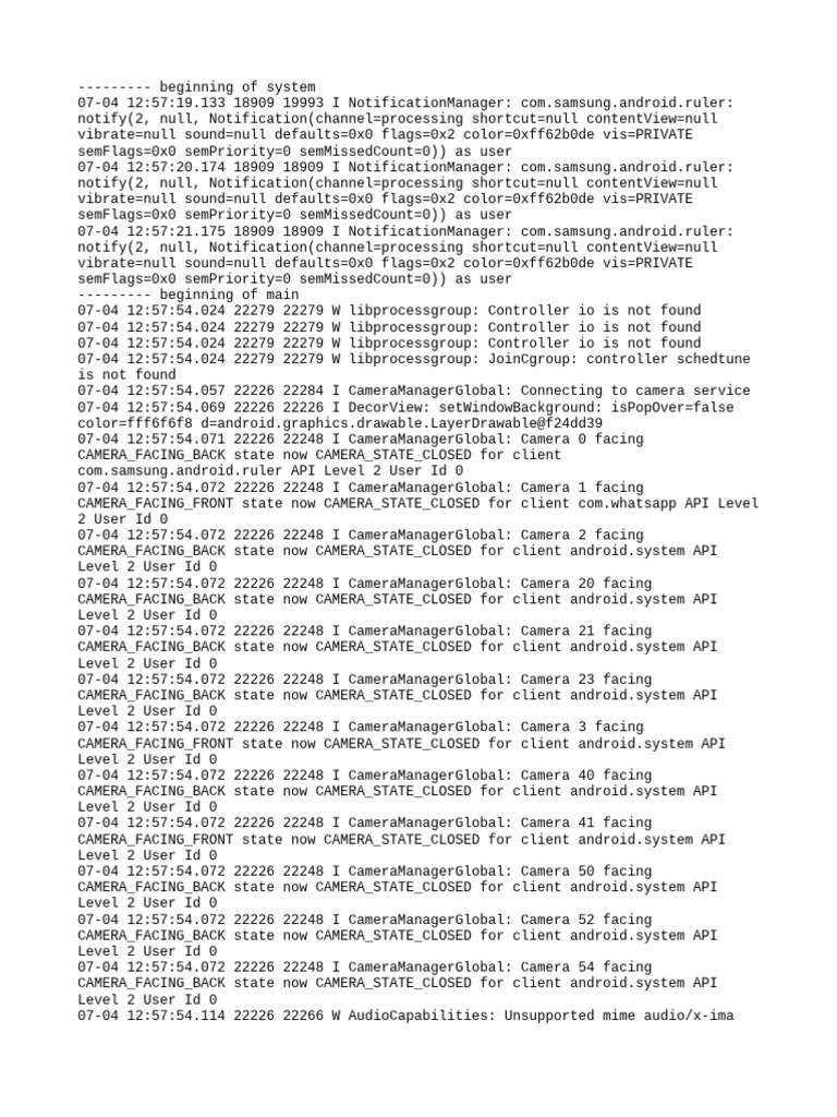 Log Cat 1720078073988 | PDF | Mobile Software | Software