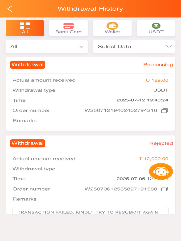 Withdrawal History Summary | PDF