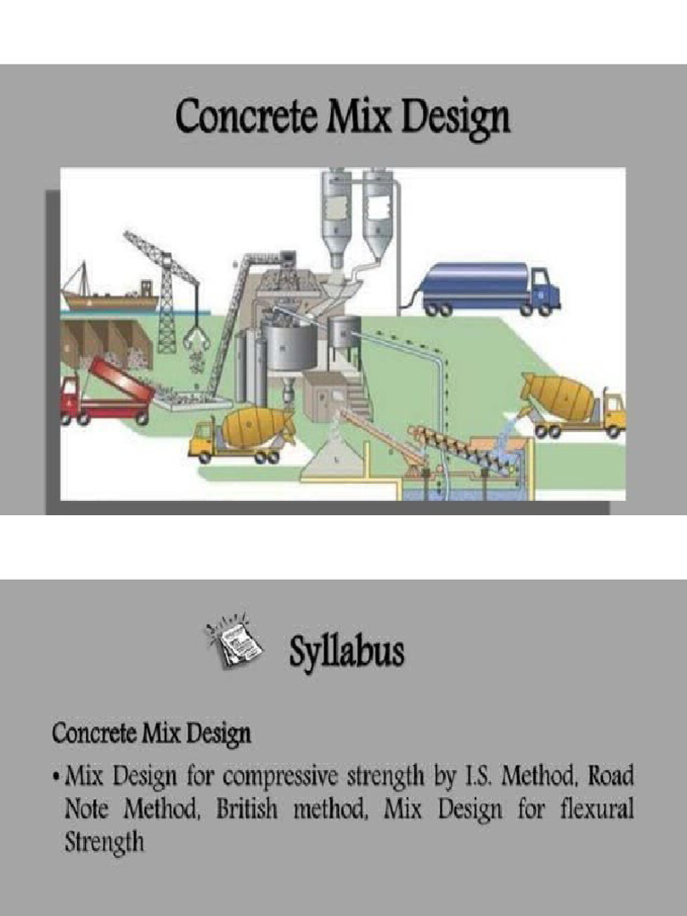 Concrete Mix Design | PDF