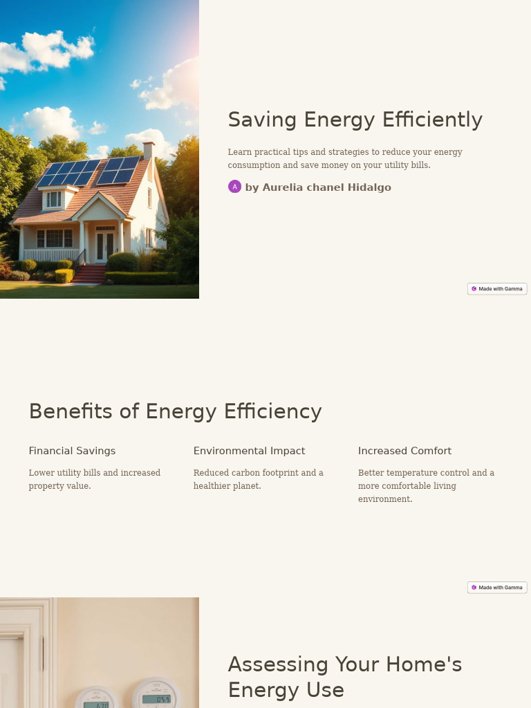 Energy Saving Tips for Home Efficiency | PDF | Energy Conservation ...