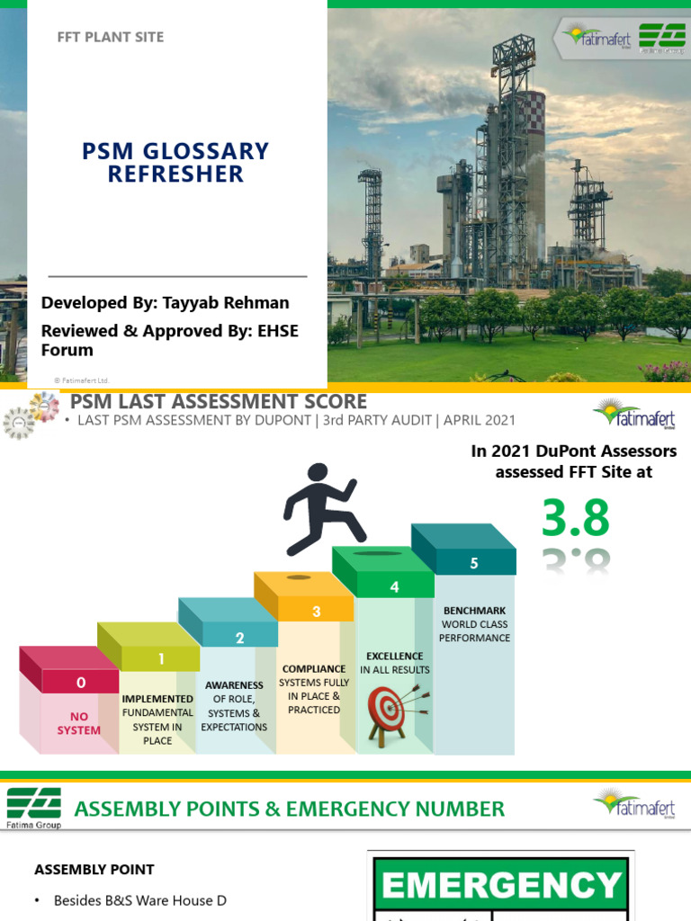PSM Glossary Refresher Updated | PDF | Risk | Risk Management
