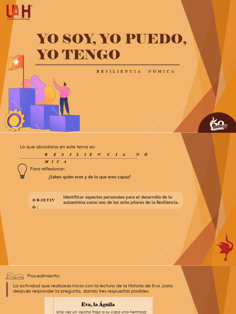 Yo Soy, Yo Quiero, Yo Puedo | PDF | Resiliencia psicológica | Autoestima