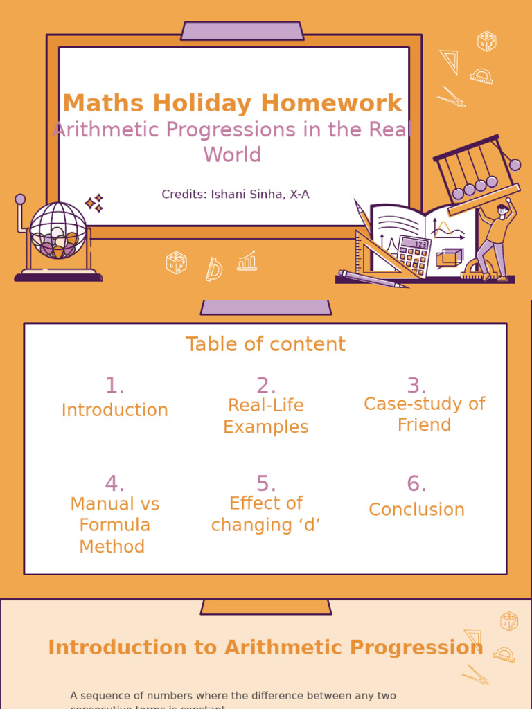 Real-World Applications of Arithmetic Progressions | PDF | Mathematics