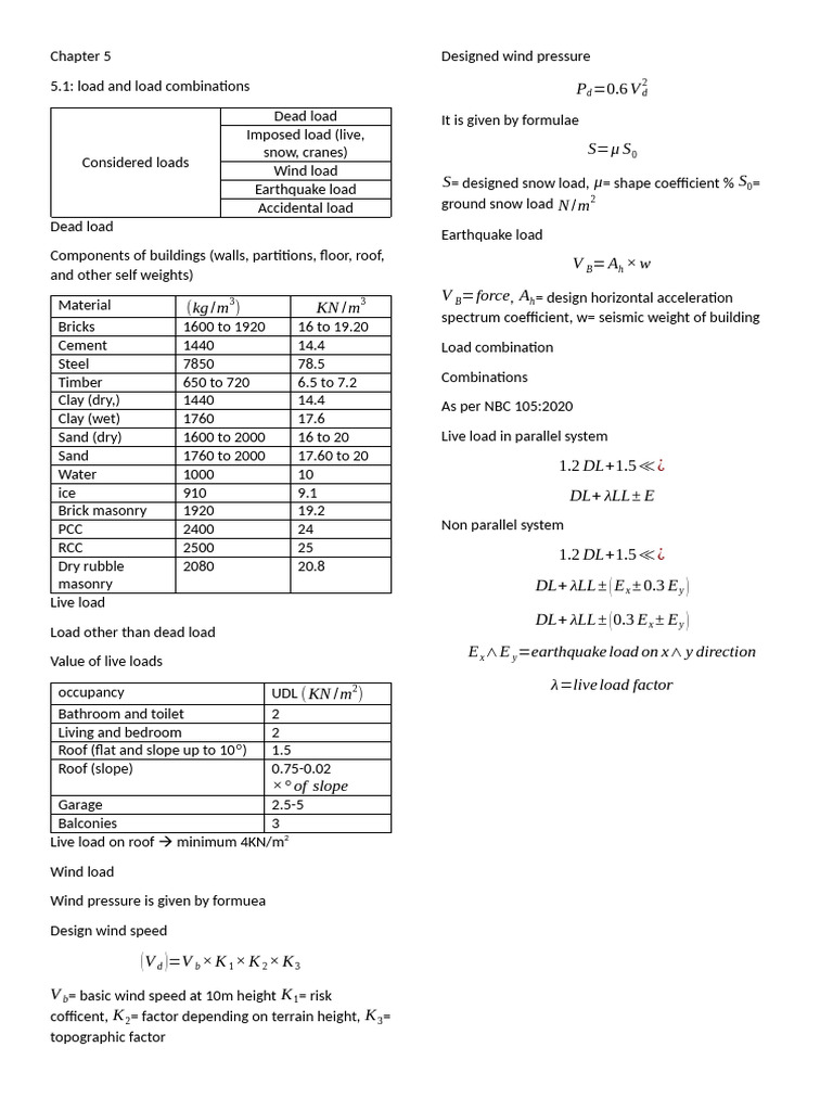 Earthquake Load Considerations in Design | PDF | Strength Of Materials ...