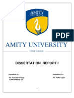 Dissertation Report 1