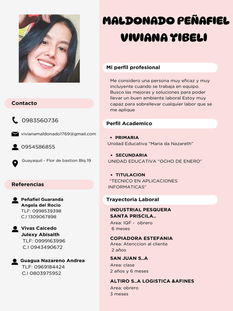 Perfil Profesional de Viviana Maldonado | PDF