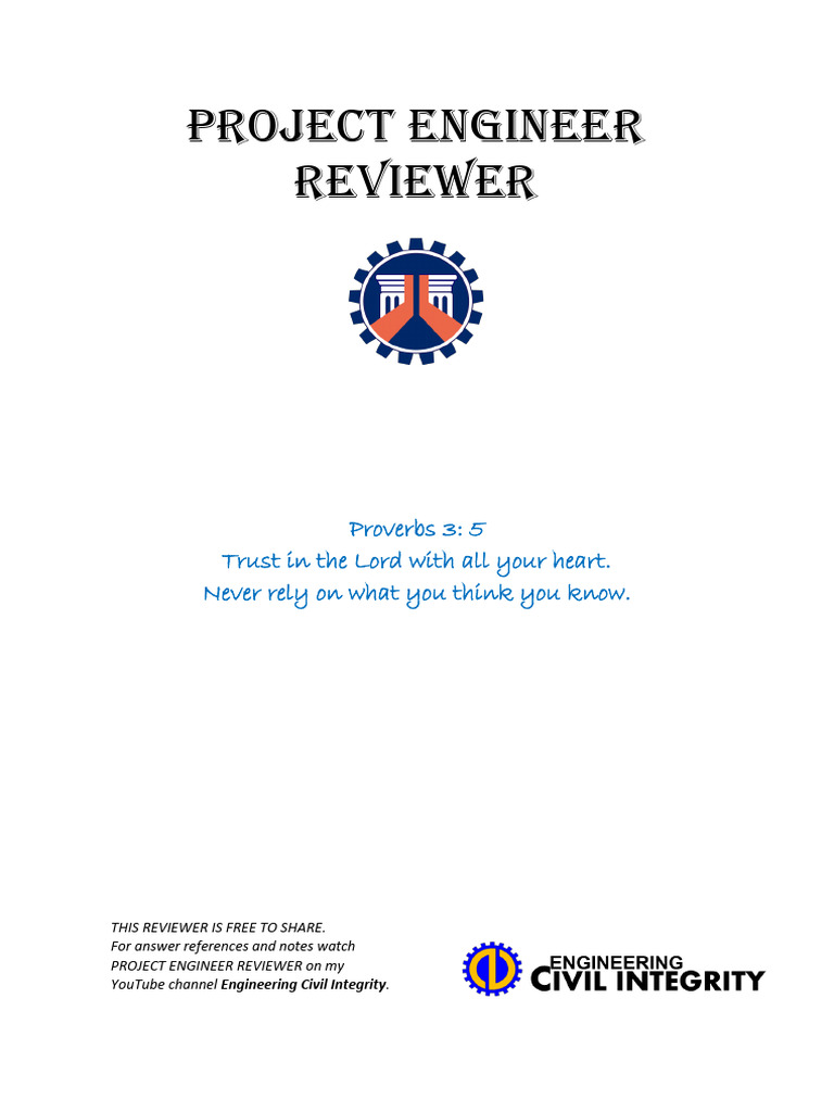 Project Engineer Reviewer Guide | PDF | Levee | Concrete