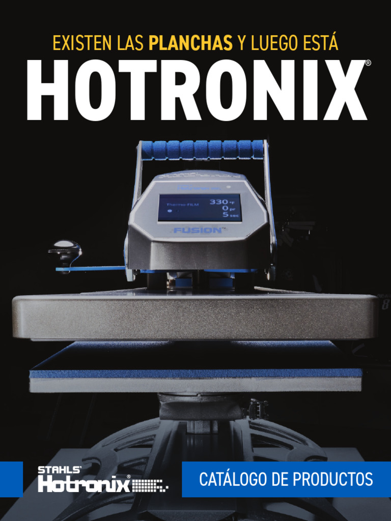 Planchas Hotronix® Innovadoras y Eficaces | PDF
