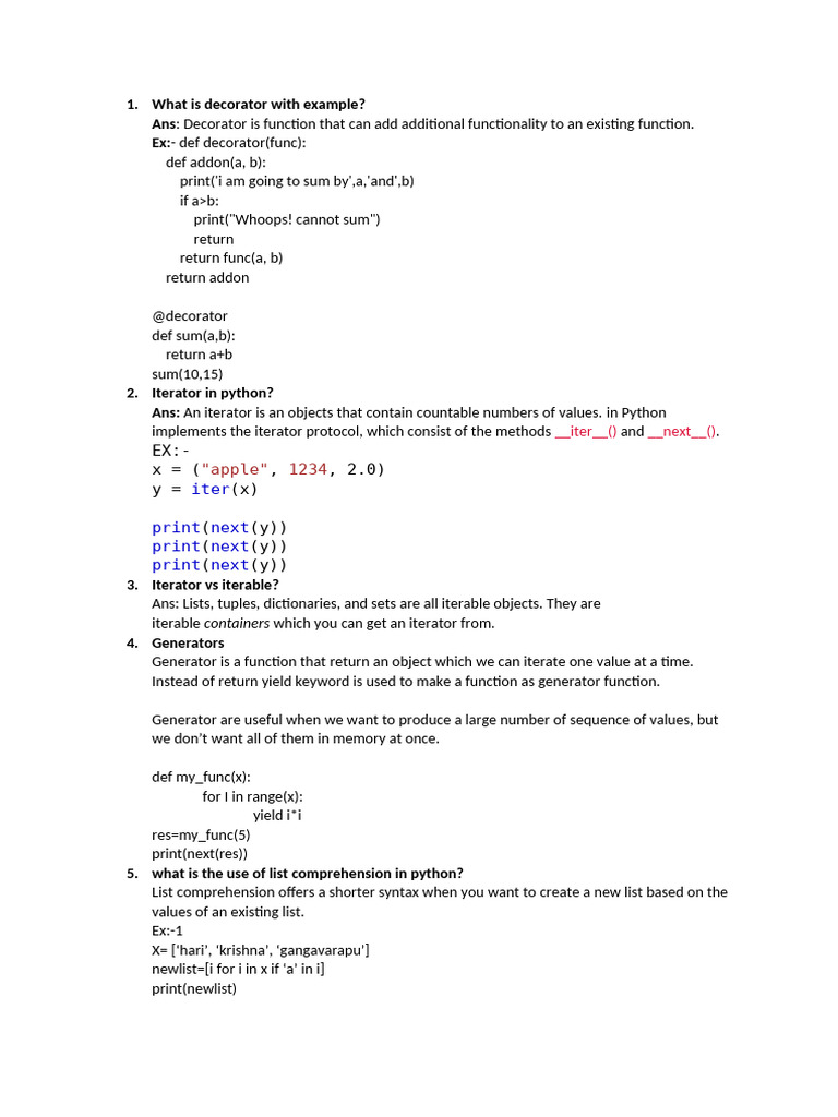 Python Decorators and Constructors Explained | PDF | Anonymous Function ...