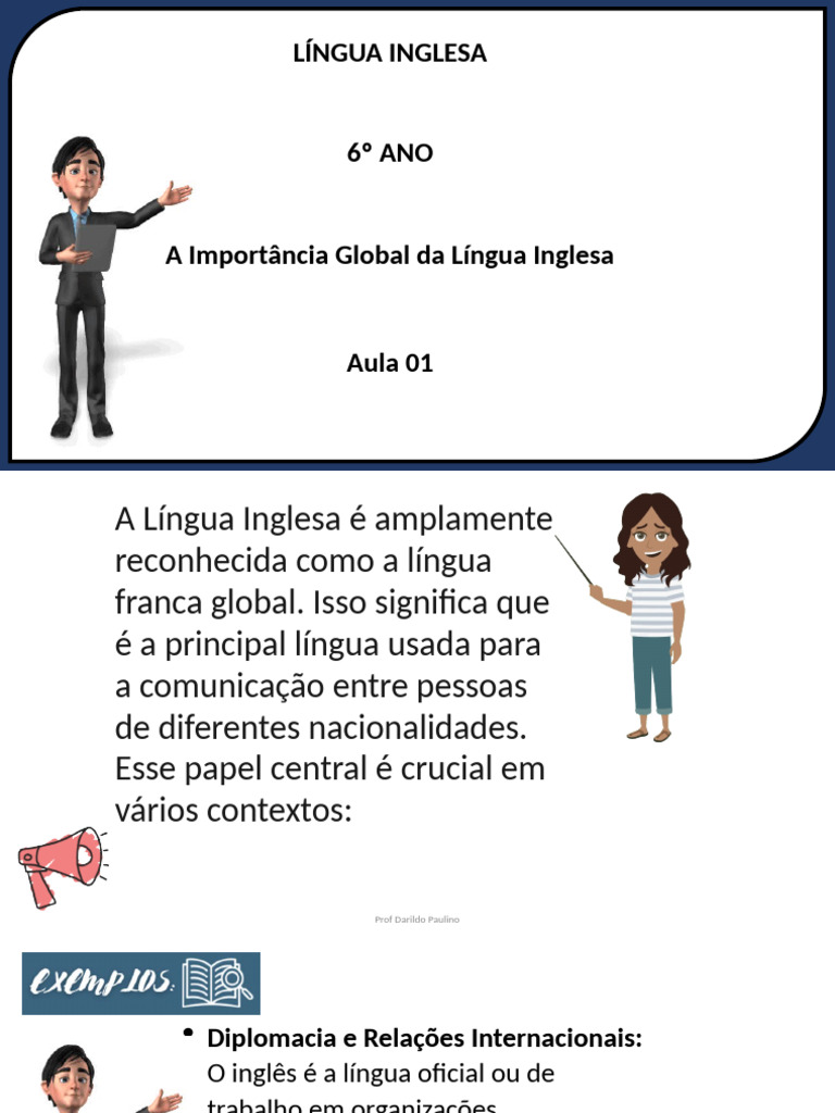 Importância da Língua Inglesa Globalmente | PDF | Língua inglesa ...