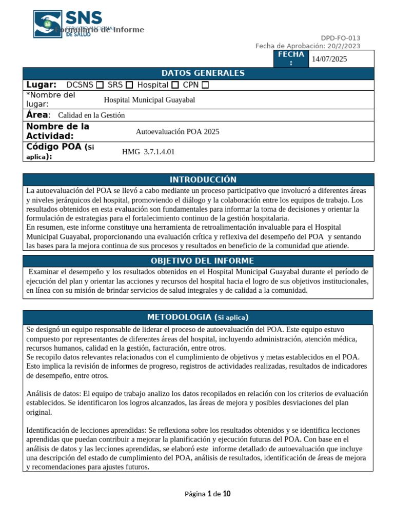 HMG 3.7.1.4.01 | PDF | Hospital | Business