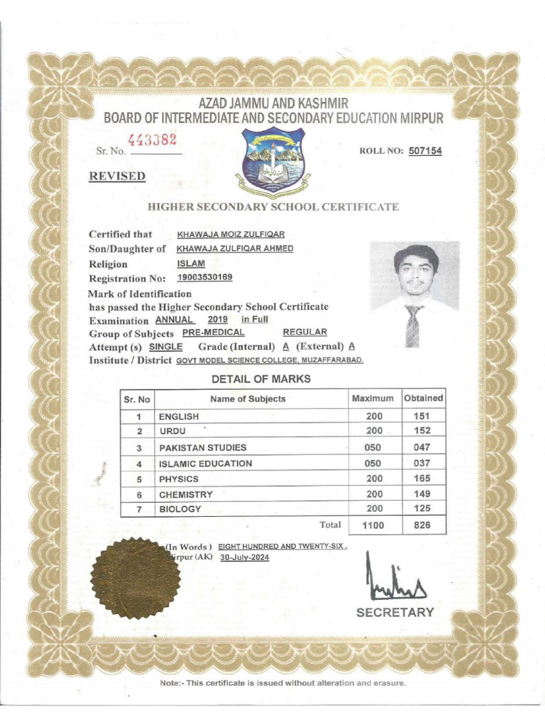 Intermediate Degree | PDF