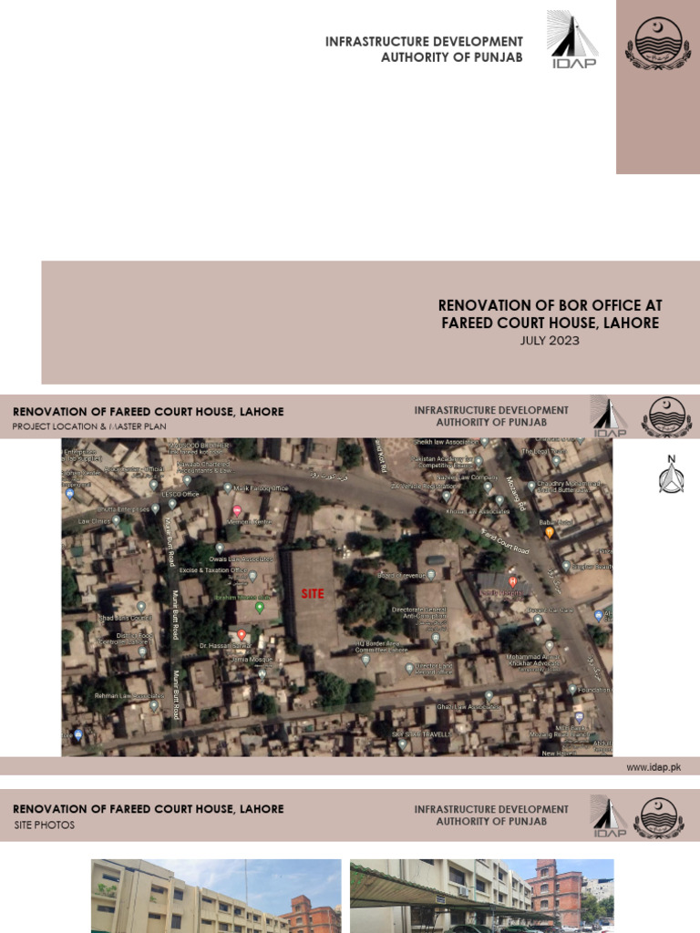 Fareed Court House Renovation Plan | PDF | Mosque | Lahore