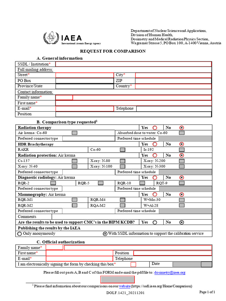Alpha Emitter Therapy Comparison Request | PDF | X Ray | International ...