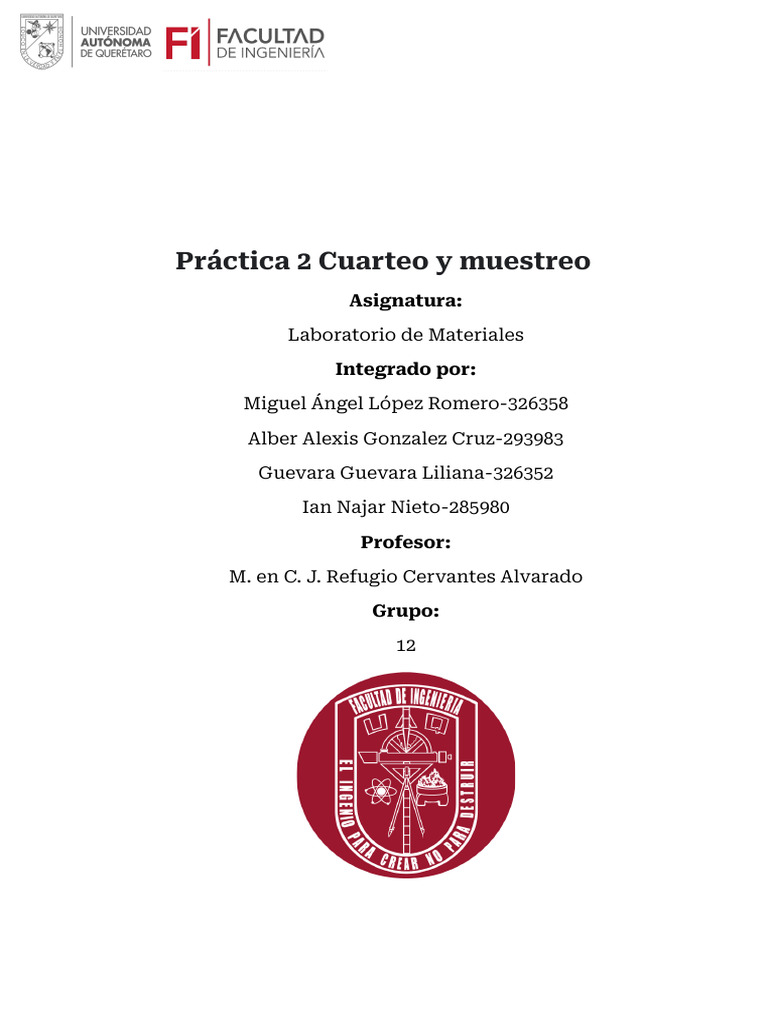 Cuarteo y muestreo de materiales pétreos | PDF | Hormigón | Grava