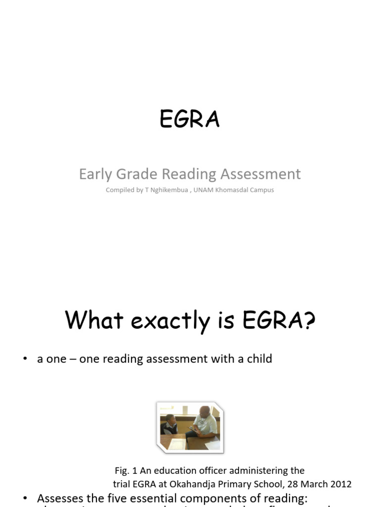 Lep 3700 Egra Presentation | PDF | Language Acquisition | Education Theory
