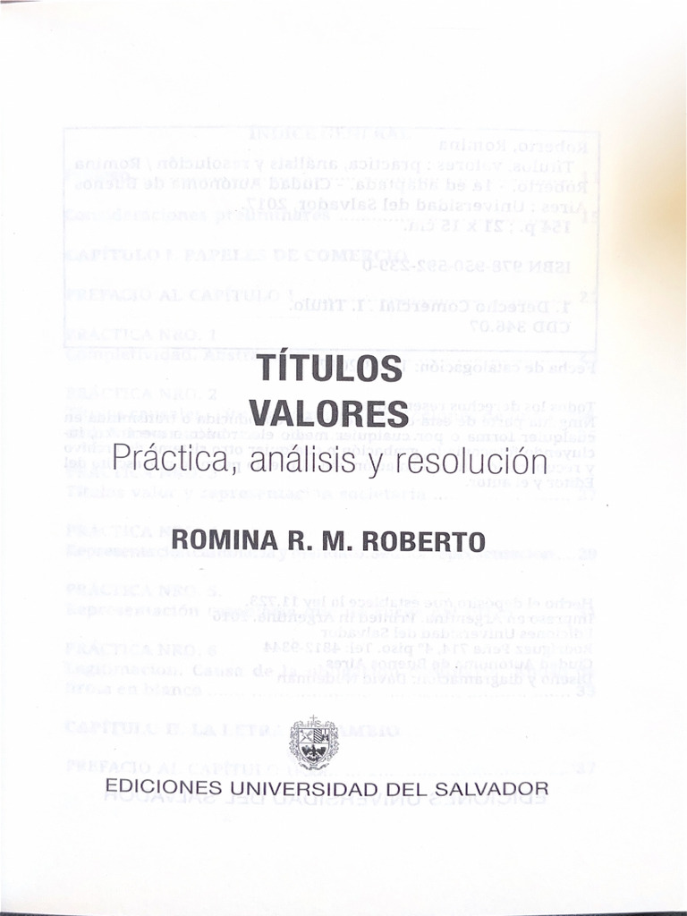 Títulos Valores Libro Parte 1 | PDF