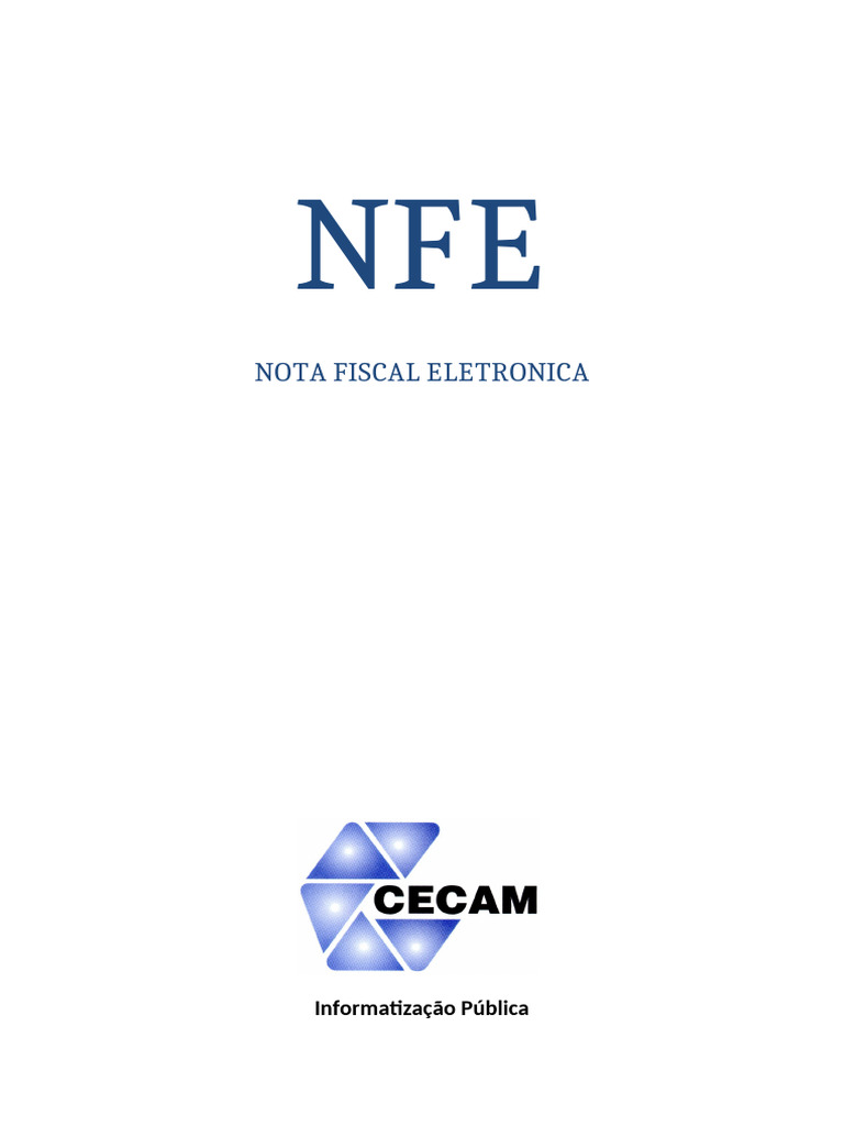 Manual de Emissão de NFE | PDF