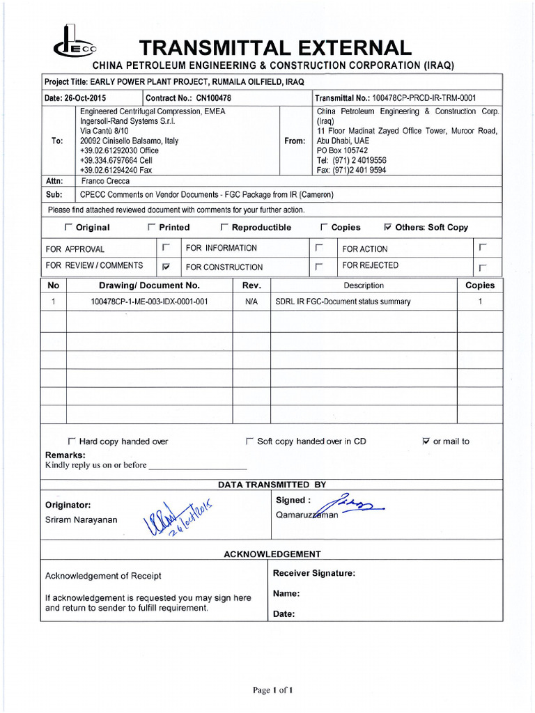 100478CP PRCD Ir TRM 0001 | PDF