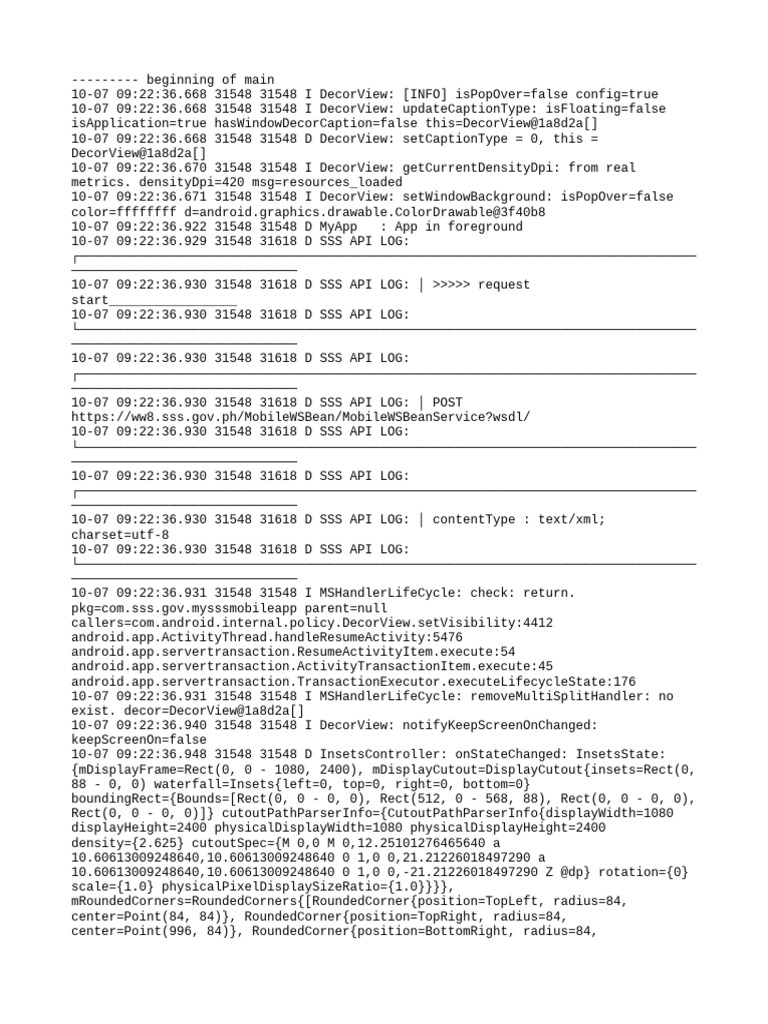 Sss Log 10 07 2024 09 22 36 | PDF | Computing Platforms | Mobile Software