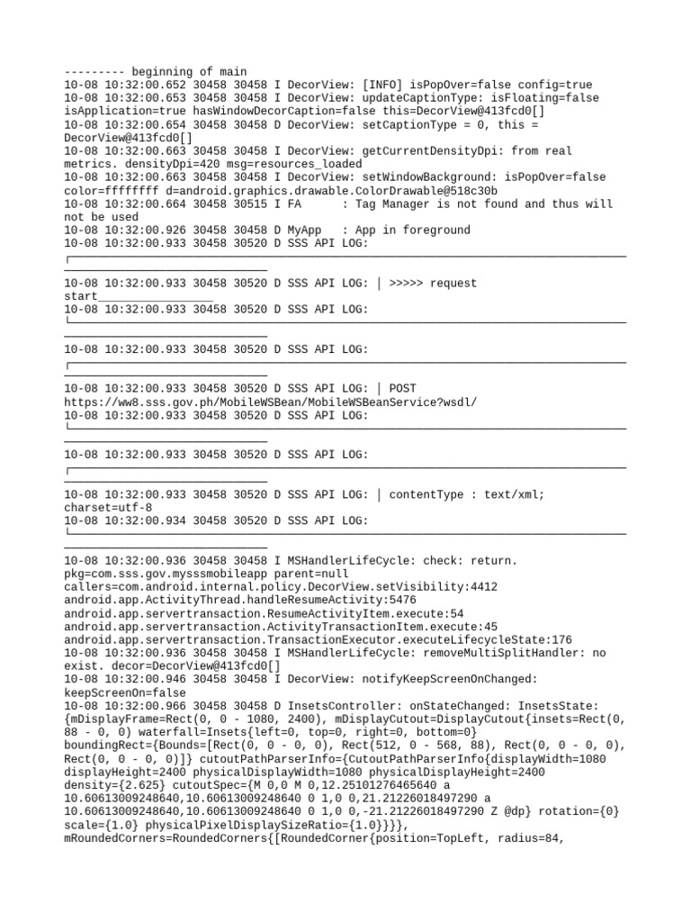 App Activity and API Log Details | PDF | Mobile Software | Operating ...
