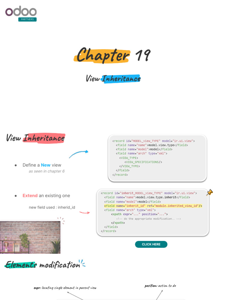 XML View Inheritance in Odoo | PDF | Xml | World Wide Web Consortium ...