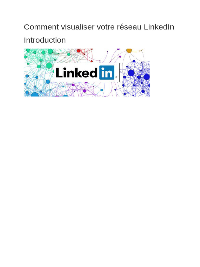 Visualiser votre réseau LinkedIn avec Gephi | PDF | Python (Langage de ...