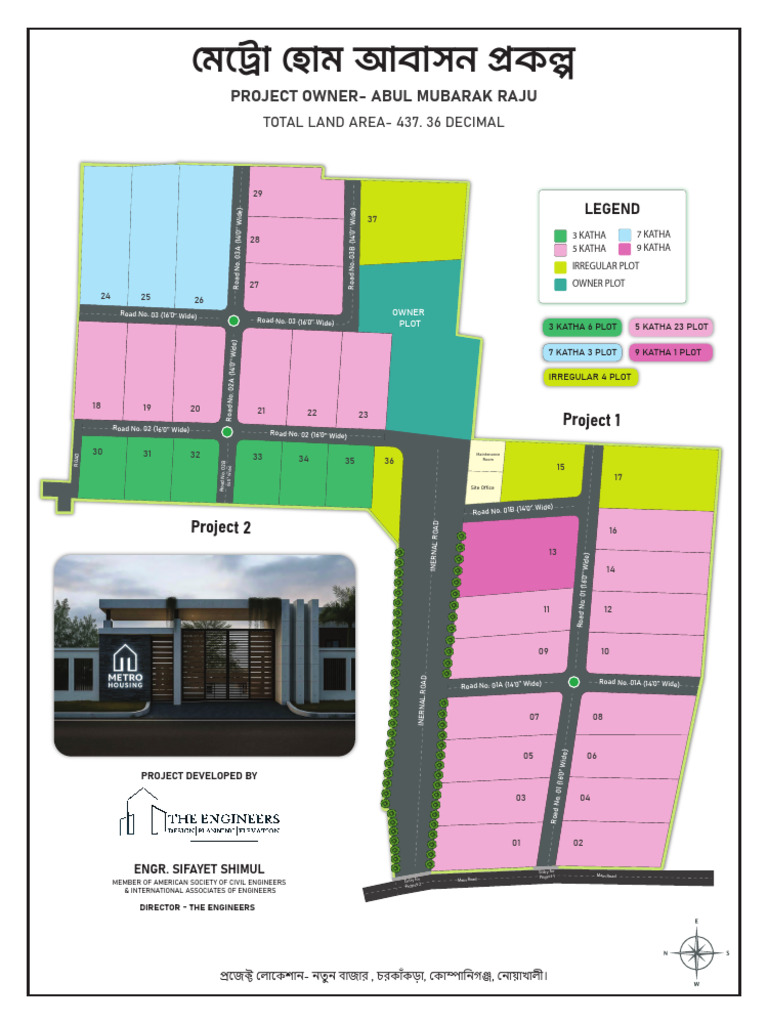Project Layout and Road Details | PDF
